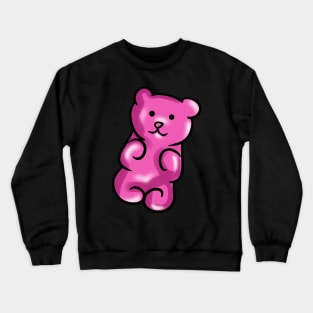 Cute Pink Gummy Bear Crewneck Sweatshirt